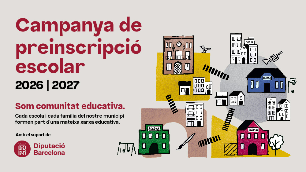 Campanya de preinscripció escolar 2026-2027