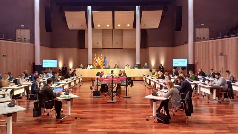 Un moment de la sessió plenària ordinària de la Diputació de Barcelona de març de 2024. Foto: Diputació de Barcelona Un moment de la sessió plenària ordinària de la Diputació de Barcelona de març de 2024. Foto: Diputació de Barcelona