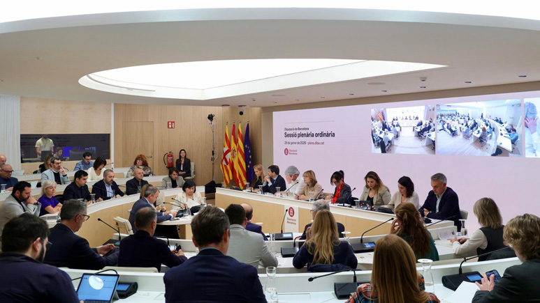 Un moment del Ple ordinari de gener de 2026 de la Diputació de Barcelona. Foto: Òscar Ferrer / Diputació de Barcelona