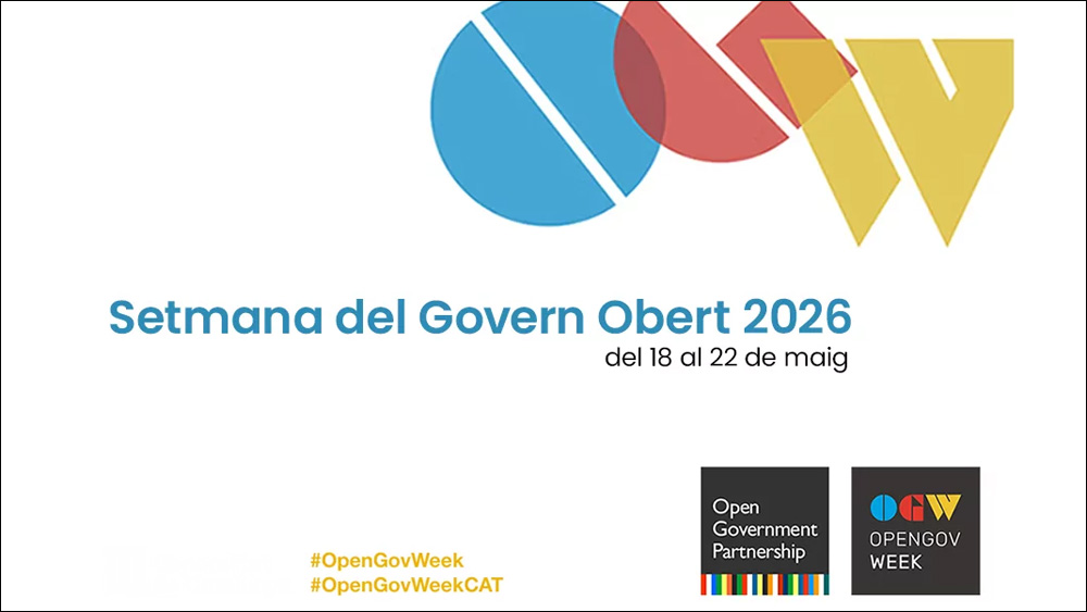 La Setmana del Govern Obert de 2026 té lloc del 18 al 22 de maig