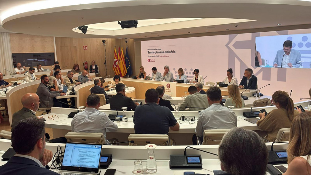 Un moment de la sessió plenària del mes de maig de 2026 de la Diputació de Barcelona. Foto: Diputació de Barcelona