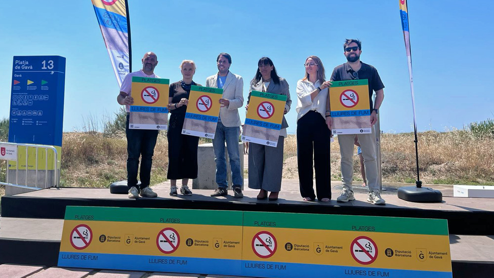 Presentació de la Campanya de platges 2026 de la Diputació de Barcelona, a Gavà. Foto: Diputació de Barcelona
