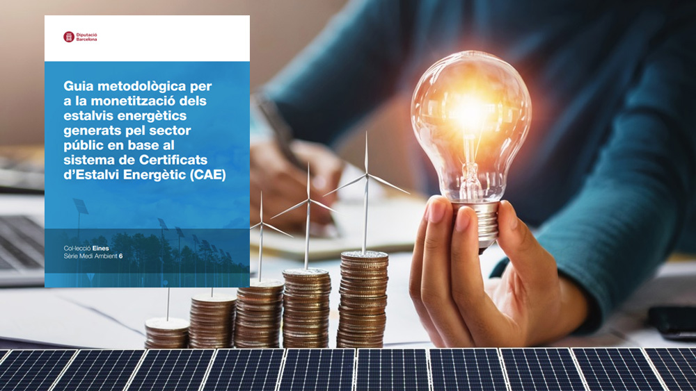 La Diputació de Barcelona ha editat la "Guia metodològica per a la monetització dels estalvis energètics generats pel sector públic en base al sistema de Certificats d’Estalvi Energètic (CAE)". Foto: Diputació de Barcelona