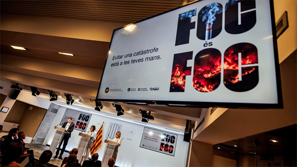Presentació de la campanya "Foc és Foc" 2026. Foto: Sergi Ramos