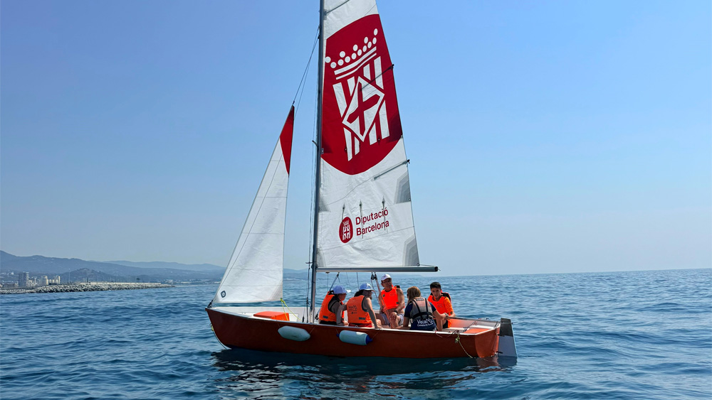 Jornada de vela adaptada a Montgat. Foto: Diputació de Barcelona