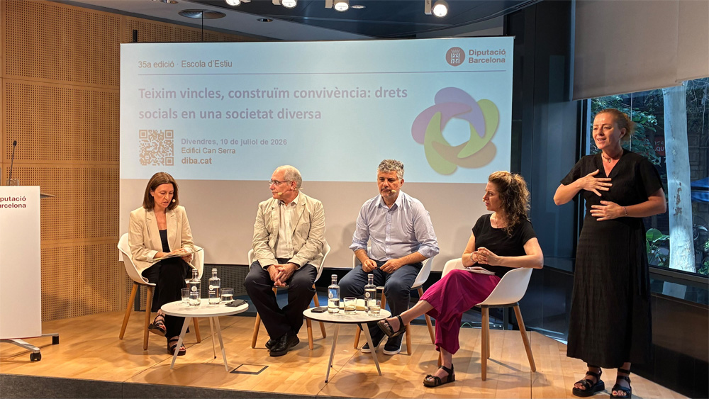 Taula rodona de tancament de la 35a edició de l'Escola d'Estiu de la Diputació de Barcelona. Foto: Diputació de Barcelona