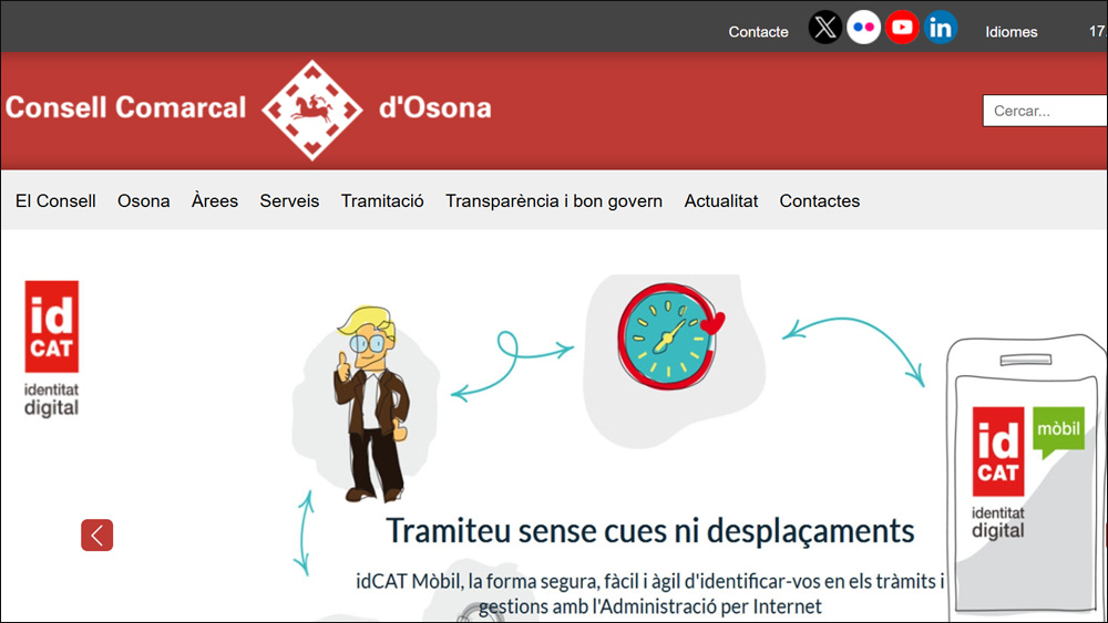 Web del Consell Comarcal d'Osona, elaborat amb el suport de la Diputació de Barcelona Web del Consell Comarcal d'Osona, elaborat amb el suport de la Diputació de Barcelona