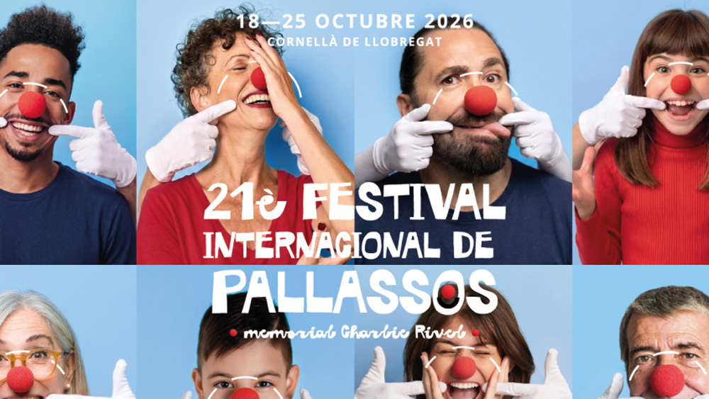 Cartell de la 21a edició del Festival Internacional de Pallassos de Cornellà Cartell de la 21a edició del Festival Internacional de Pallassos de Cornellà