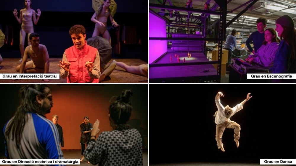 L'IT ofereix quatre graus universitaris adscrits a la UB. Foto: Institut del Teatre de la Diputació de Barcelona L'IT ofereix quatre graus universitaris adscrits a la UB. Foto: Institut del Teatre de la Diputació de Barcelona