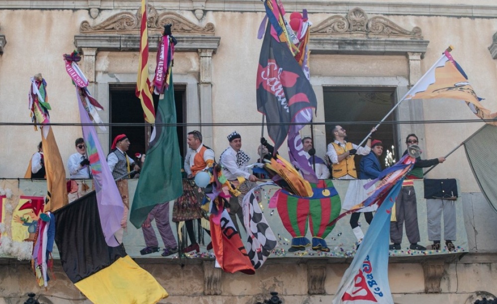 Balcó de l’Ajuntament de Vilanova i la Geltrú