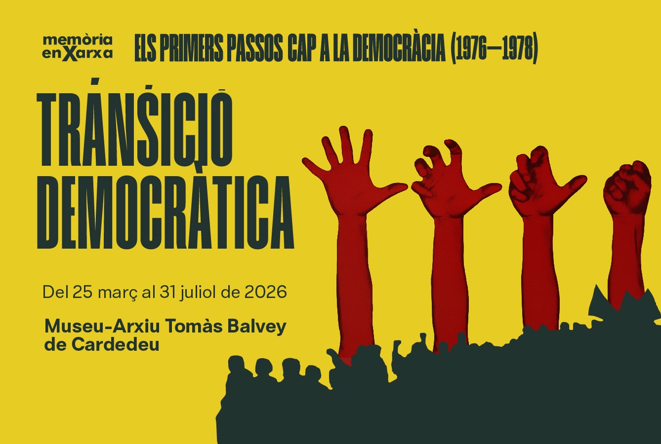 Cartell de l'exposició a Cardedeu