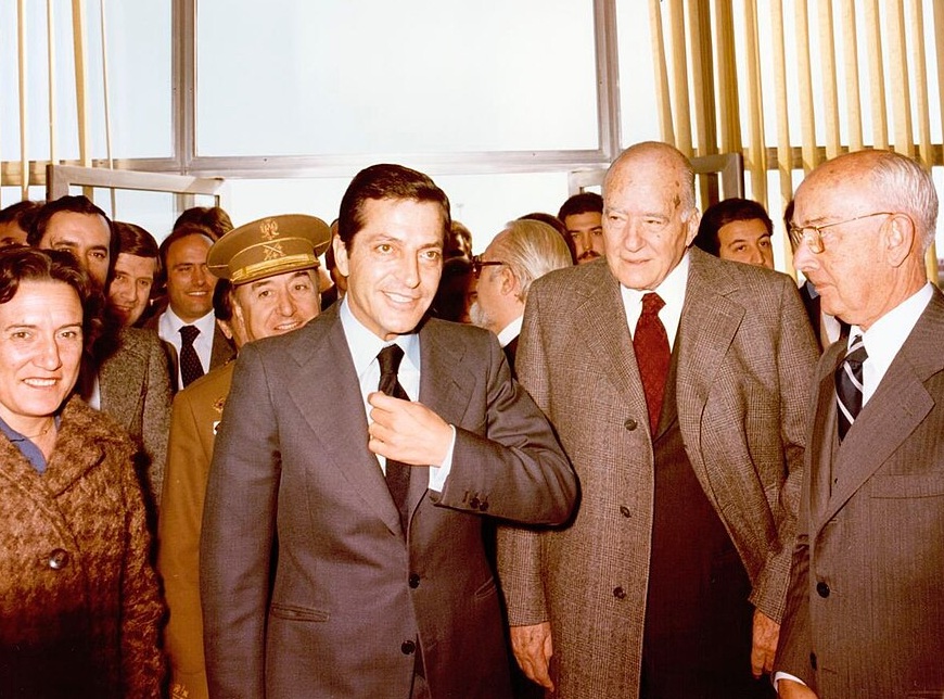 Josep Tarradellas amb Adolfo Suárez