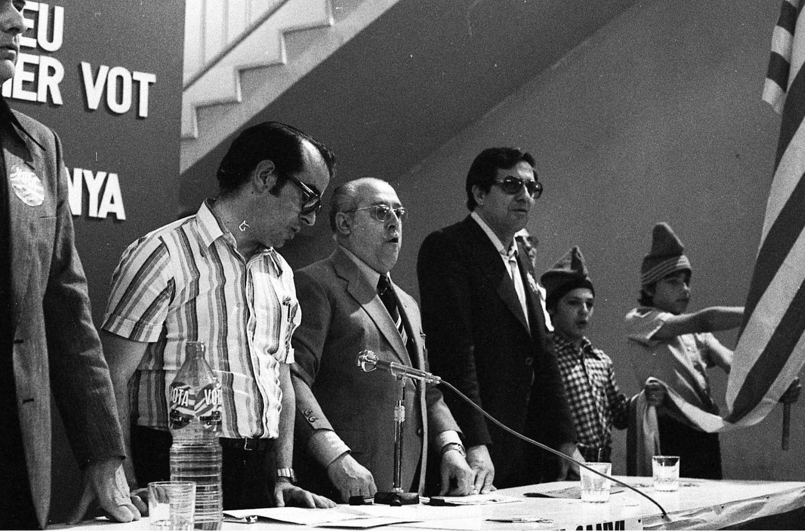 Míting al Masnou, l'any 1977. Arxiu Municipal