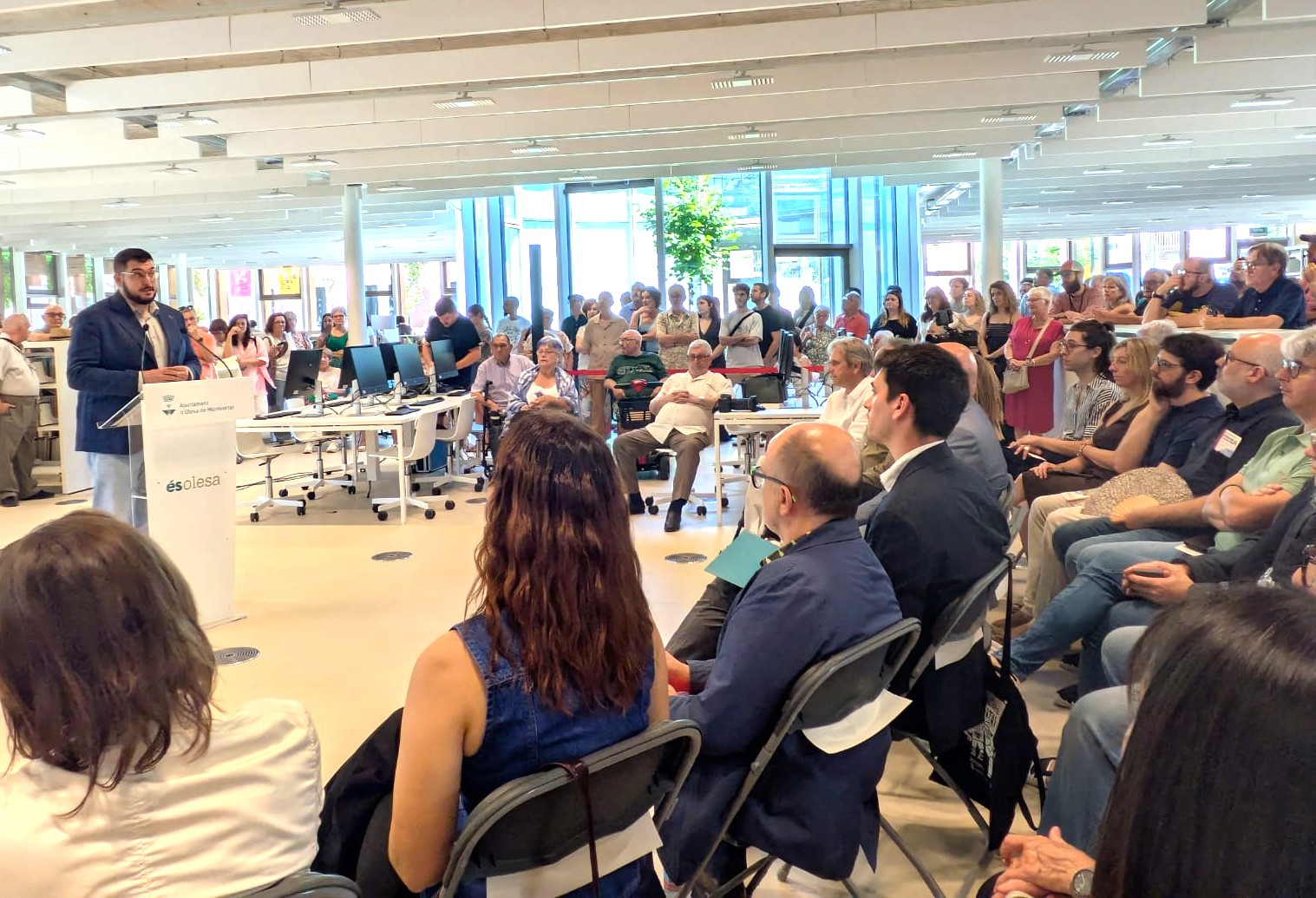 El diputat de Cultura a la inauguració