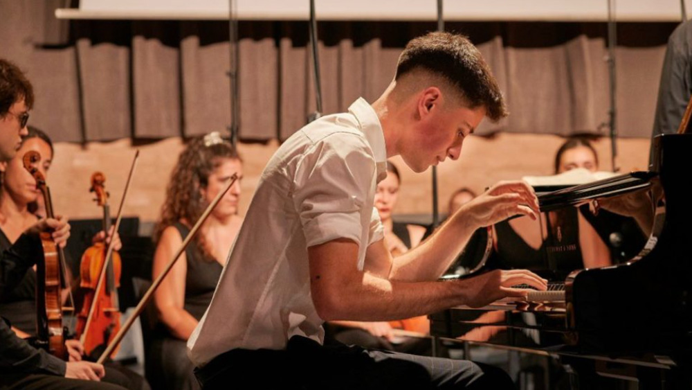 El pianista Xavi de la Fuente