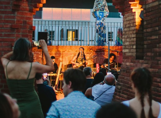 Concert al terrat del palau