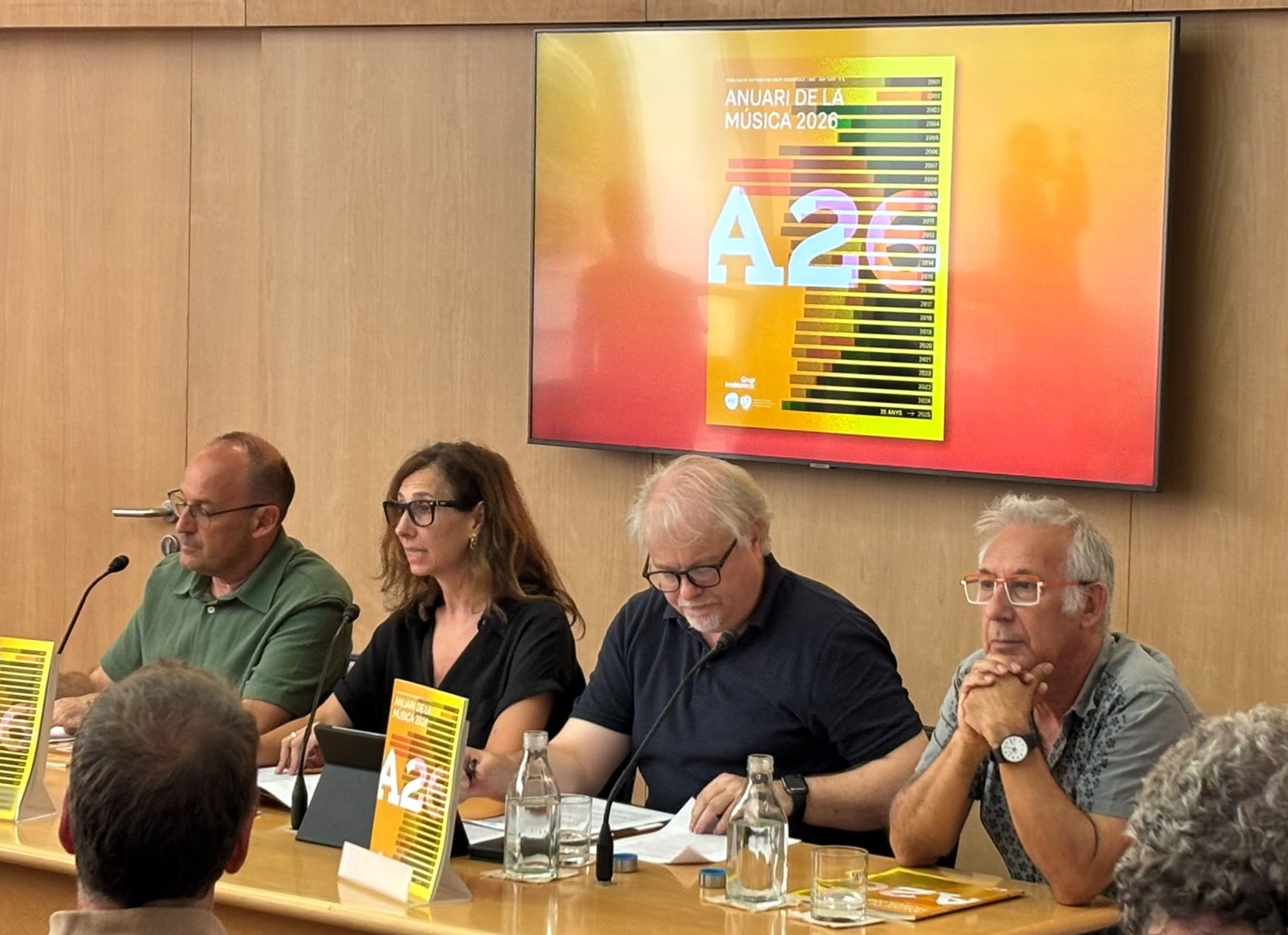 Presentació de l'Anuari a la seu de l'SGAE