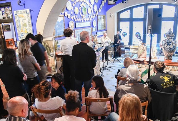 Lectura de poemes als Museus de Sitges