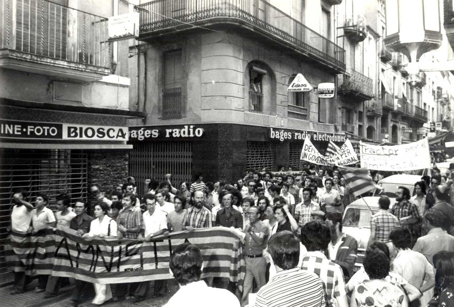 Manifestació a Vilafranca del Penedès, 1976