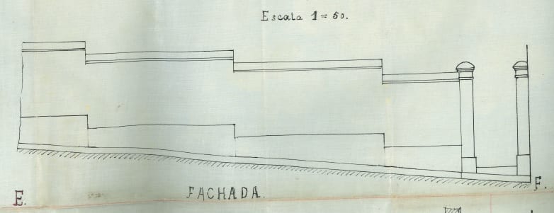 imatge Plànol de la tanca de la fàbrica HEMALOSA, 1930, Santa Maria d'Oló. Arxiu Municipal de Santa Maria d'Oló.