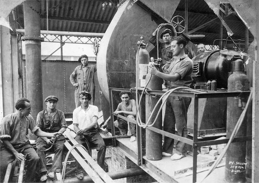 imatge Encofrador de Potasas Ibéricas, 1934, Sallent. Arxiu Municipal de Sallent.