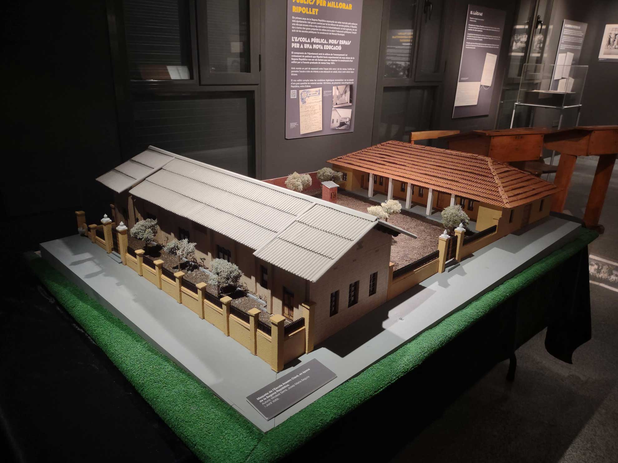 imatge Maqueta de l’Escola Anselm Clavé.