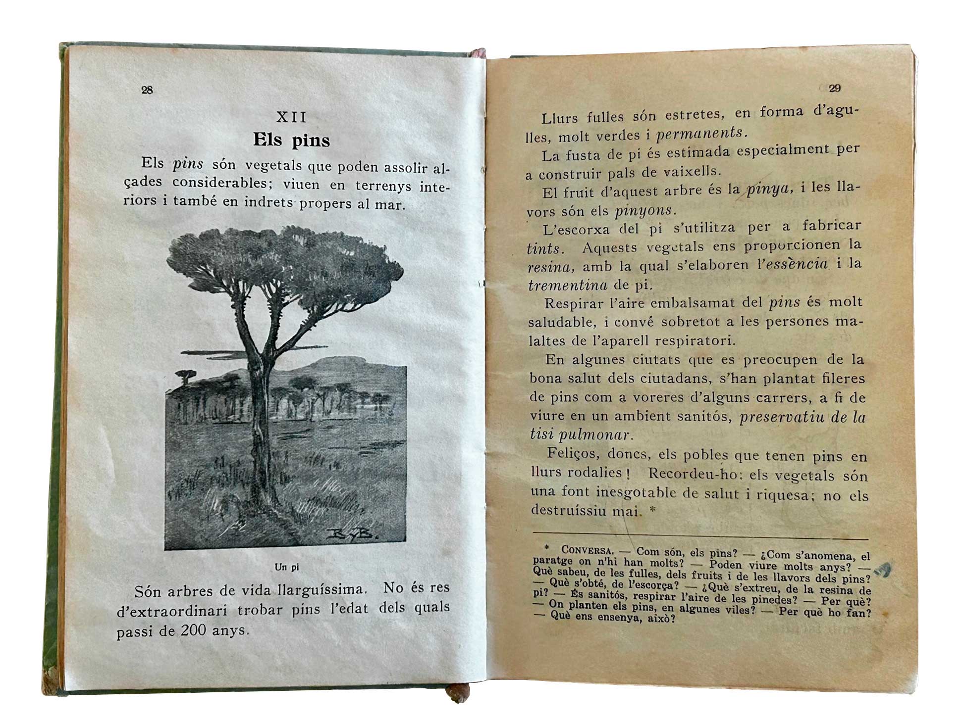imatge “Lliçons de coses. Mètode complert de lectura catalana”, 1932.