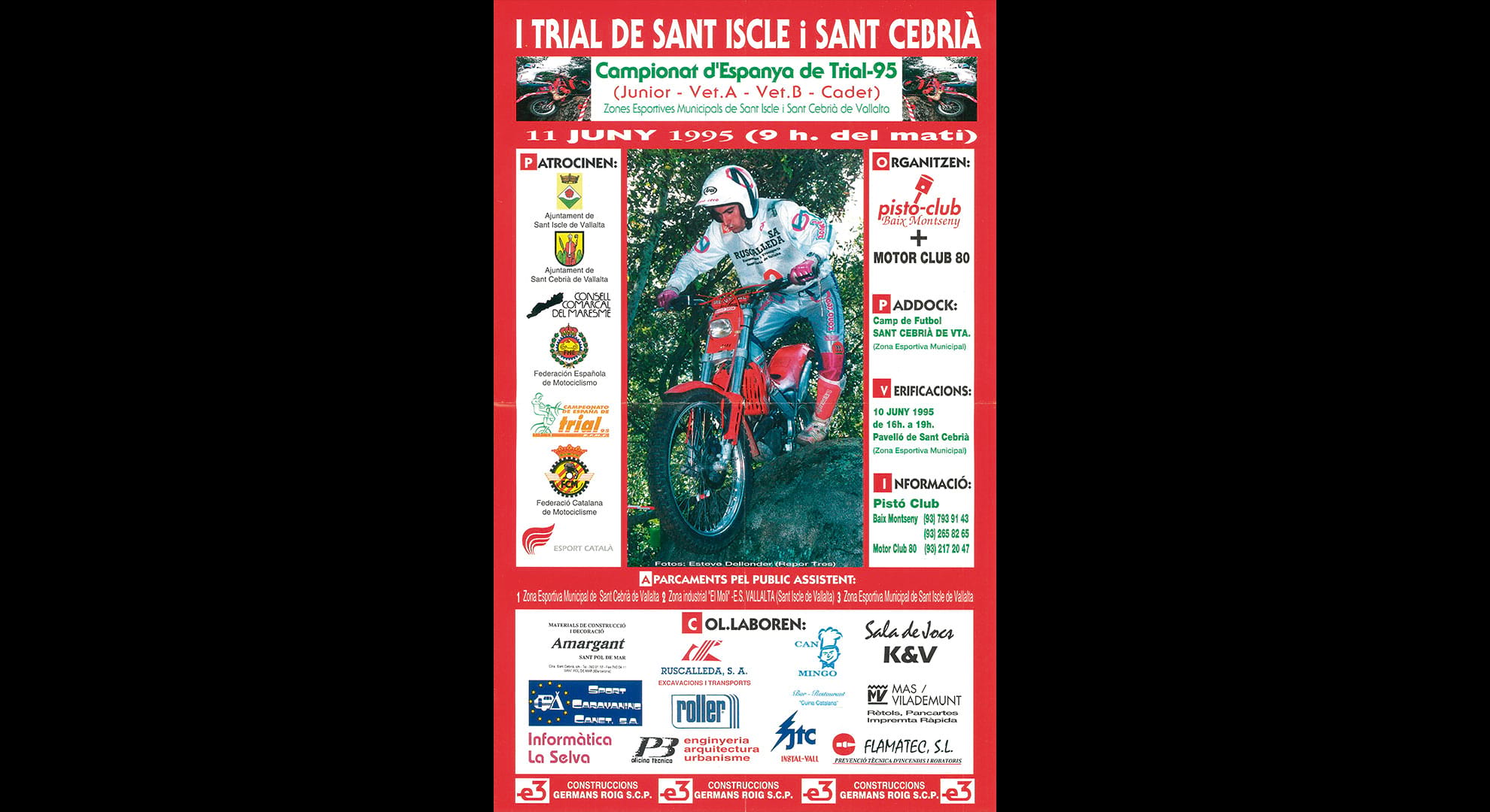 imatge I trial de Sant Iscle i Sant Cebrià, 1995, Sant Cebrià de Vallalta. Arxiu Municipal de Sant Cebrià de Vallalta.