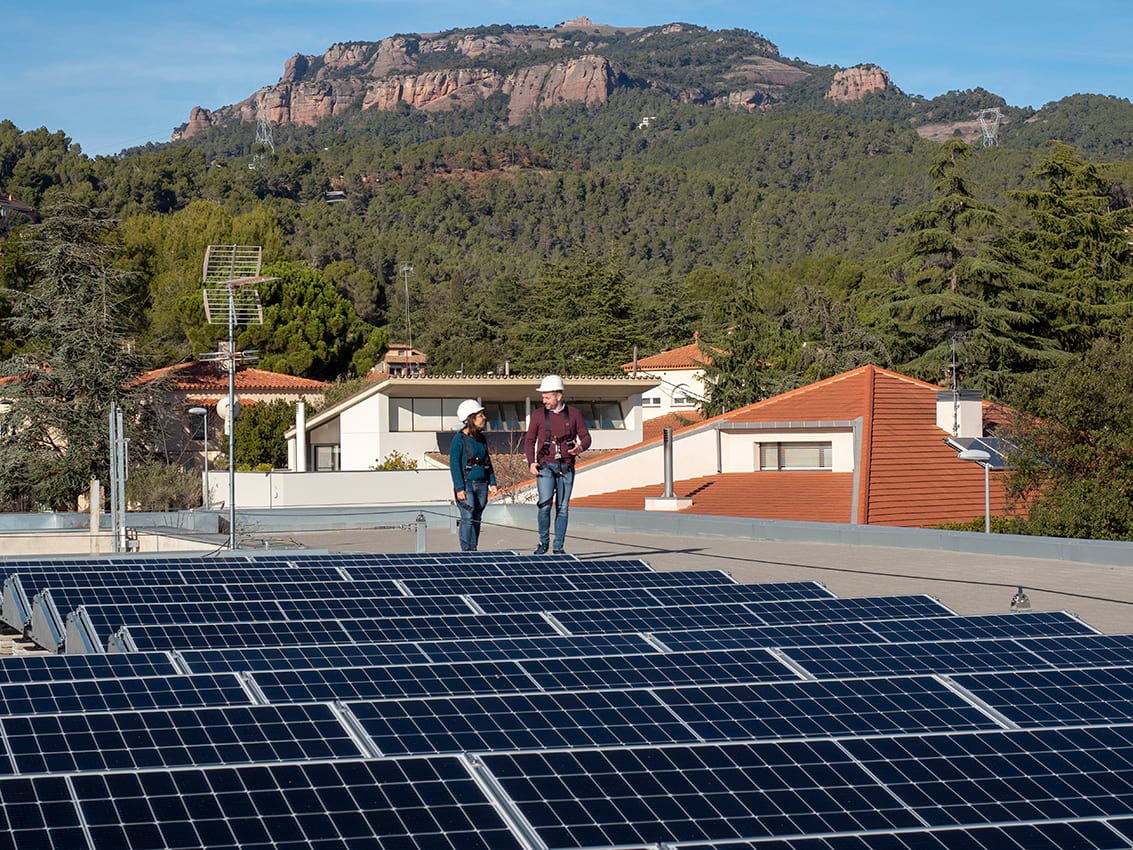 Instal·lació fotovoltaica a Matadepera