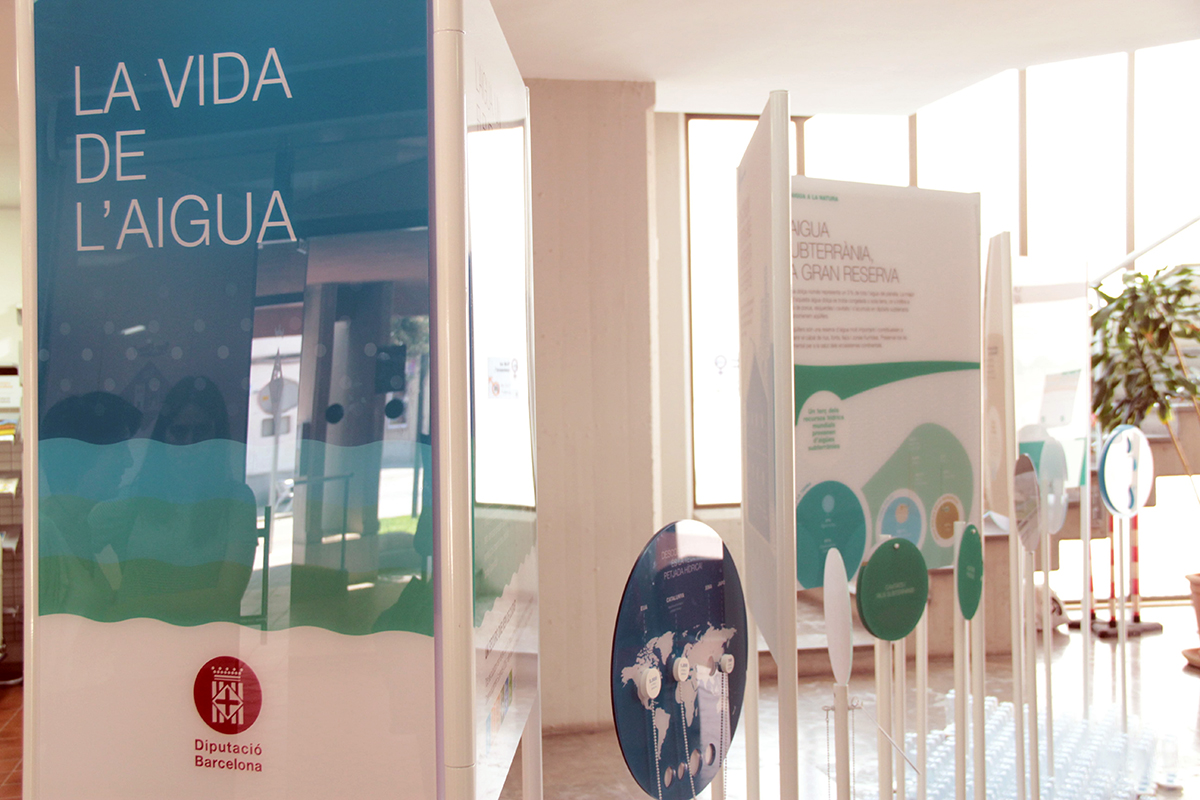 Fotografia de l'exposició La vida de l'aigua