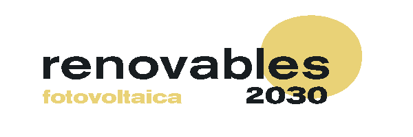 Logotip Renovables 2030 per a Fotovoltaica