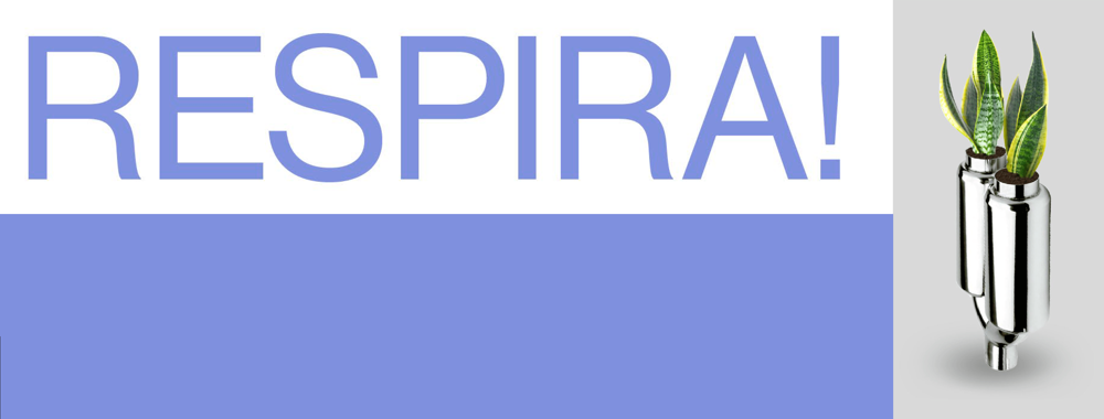 Grafisme de l'exposició Respira!