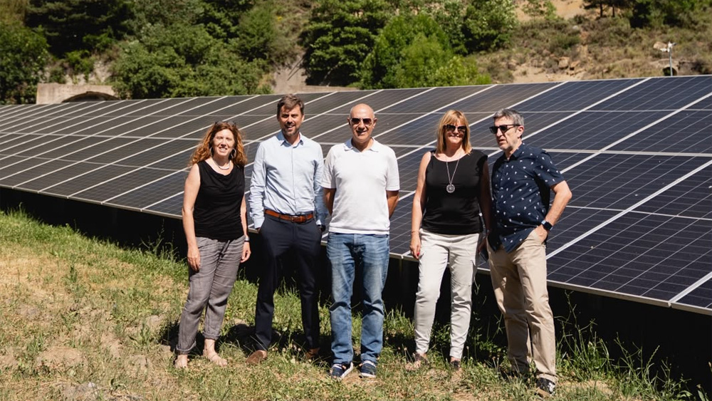 Visita al parc solar de Saldes