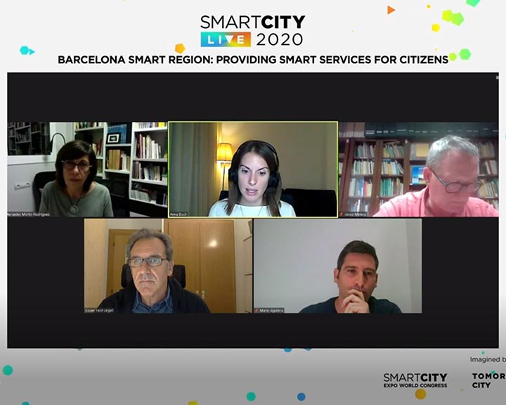 La Diputació ha presentat els seus projectes a l'Smart City Live La Diputació ha presentat els seus projectes a l'Smart City Live