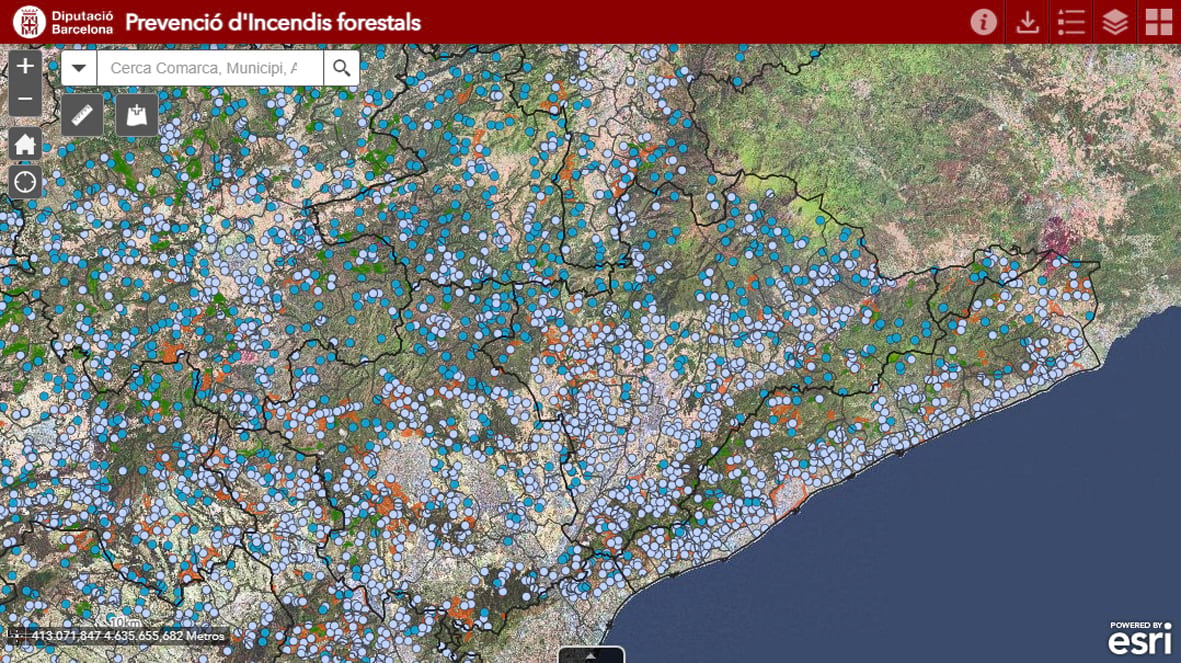 La Diputació ha publicat dades sobre la xarxa de punts d’aigua, les franges de baixa combustibilitat i les actuacions de gestió forestal, agrícoles i ramaderes La Diputació ha publicat dades sobre la xarxa de punts d’aigua, les franges de baixa combustibilitat i les actuacions de gestió forestal, agrícoles i ramaderes