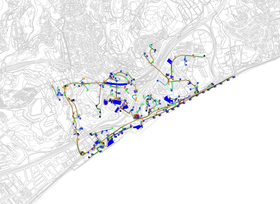 Mapa del desplegament previst dels elements de xarxa durant les diferents fases del projecte. Imatge: Diputació de Barcelona Mapa del desplegament previst dels elements de xarxa durant les diferents fases del projecte. Imatge: Diputació de Barcelona