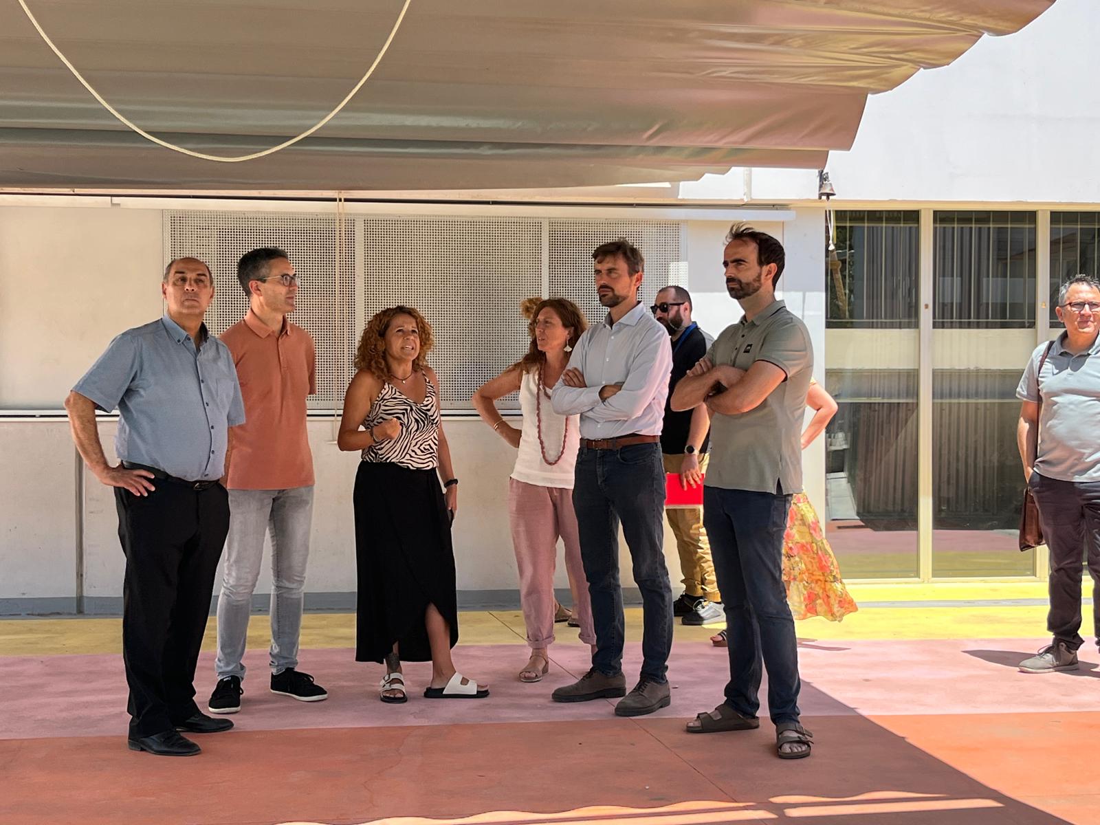 Visita a les noves instal·lacions d'energies renovables al municipi. Foto: Diputació de Barcelona Visita a les noves instal·lacions d'energies renovables al municipi. Foto: Diputació de Barcelona
