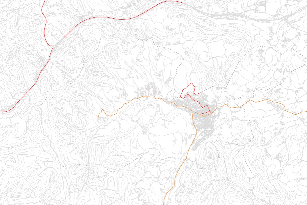 Mapa de la situació de les infraestructures en funció de la titularitat del tram. Imatge: Diputació de Barcelona Mapa de la situació de les infraestructures en funció de la titularitat del tram. Imatge: Diputació de Barcelona