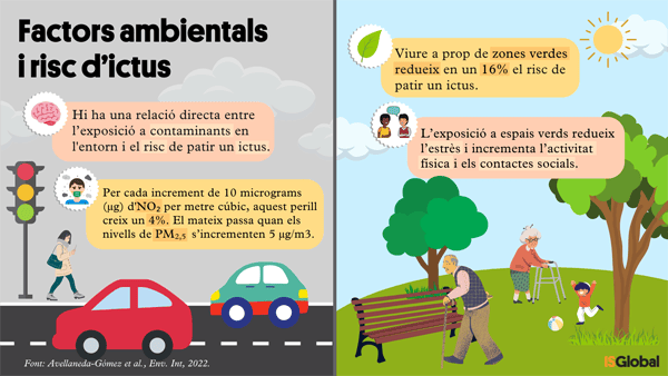 Factors ambientals i risc d'ictus