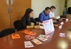 Roda de premsa de presentació de la nova campanya Sexualitat i Afectivitat Roda de premsa de presentació de la nova campanya Sexualitat i Afectivitat