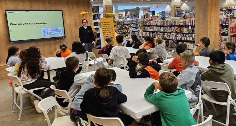 Alumnat de l’Escola Dolors Martí i Badia d’Igualada