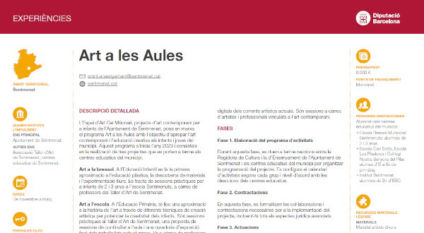 Art a les aules - Sentmenat