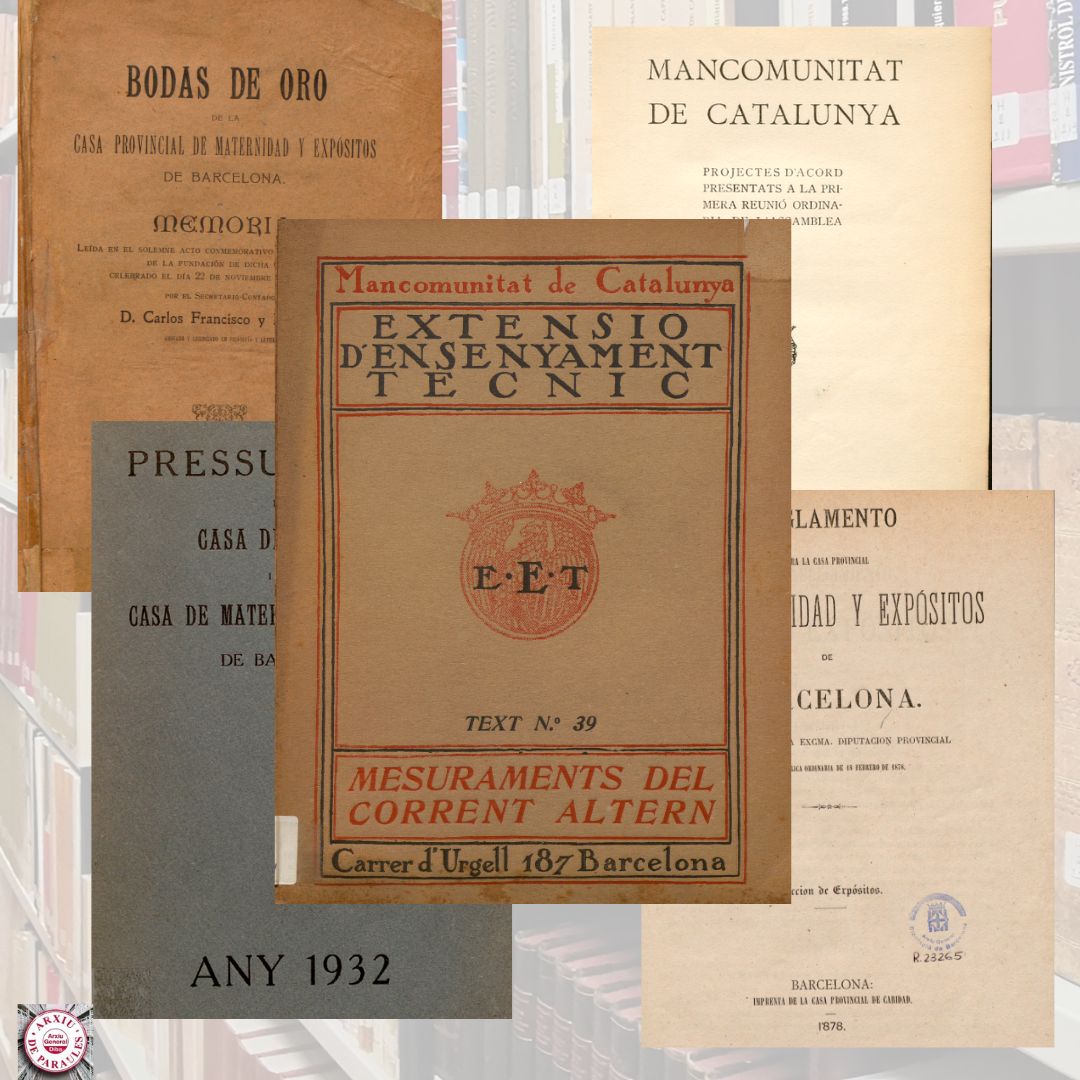 Portades de diverses publicacions de la Diputació de Barcelona
