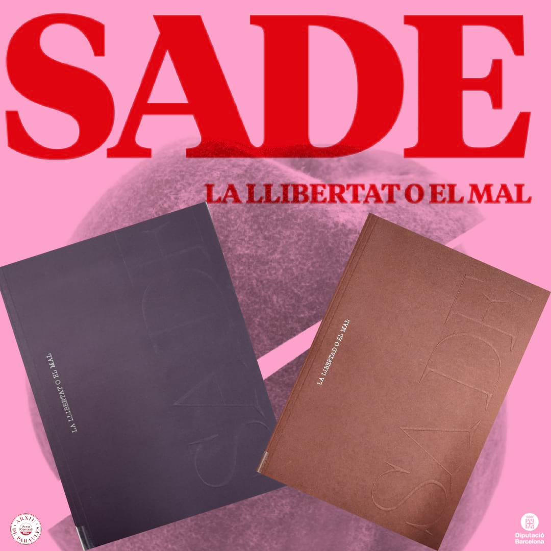 Portada del catálogo Sade: la llibertat o el mal