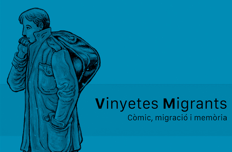 Cartell exposició Vinyetes migrants