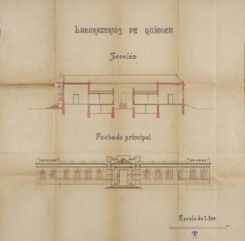 AGDB: Fons: Diputació de Barcelona. R. 2581. Autoria: desconeguda. Laboratoris de Química. Datació desconeguda.